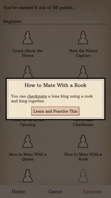 Learn Chess with Dr. Wolf android App screenshot 10