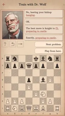 Learn Chess with Dr. Wolf android App screenshot 1